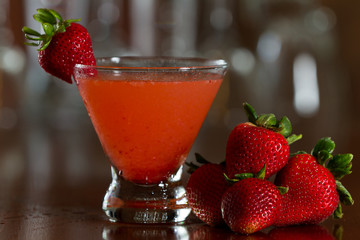 strawberry martini