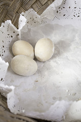 Eggs in basket