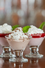 strawberry mousse