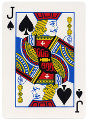 Obraz premium Playing Card - Jack of Spades