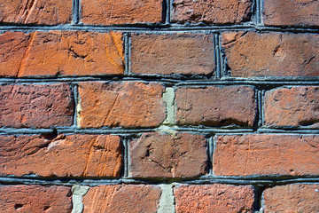 Background of brick wall texture - obrazy, fototapety, plakaty