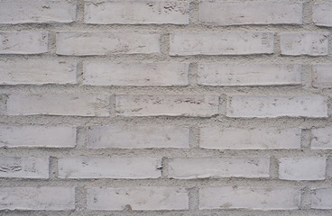 white brick wall