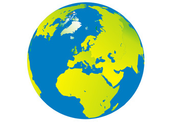 Planet Erde - Afrika - Europa - Asien