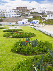 Obraz premium the beautiful island of Mykonos Greece