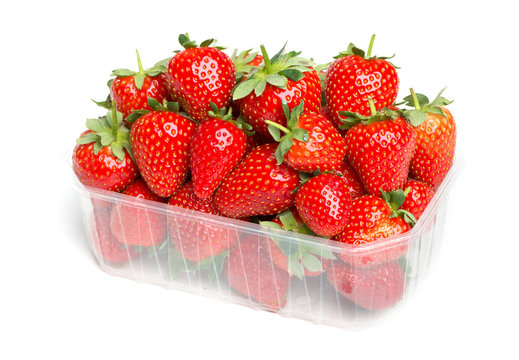 Schale Erdbeeren