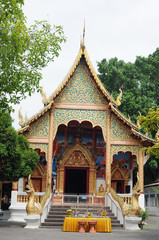 Fototapeta premium Thai temple in Chiang Mai