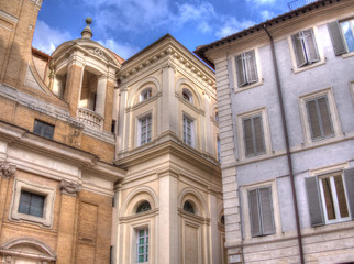 Fototapeta na wymiar Roma, palazzi del centro storico