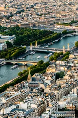 aerial view paris cityscape  France © snaptitude