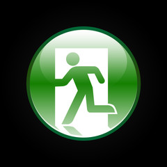 Emergency exit button