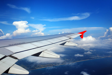 Obraz premium Phuket view from the plane