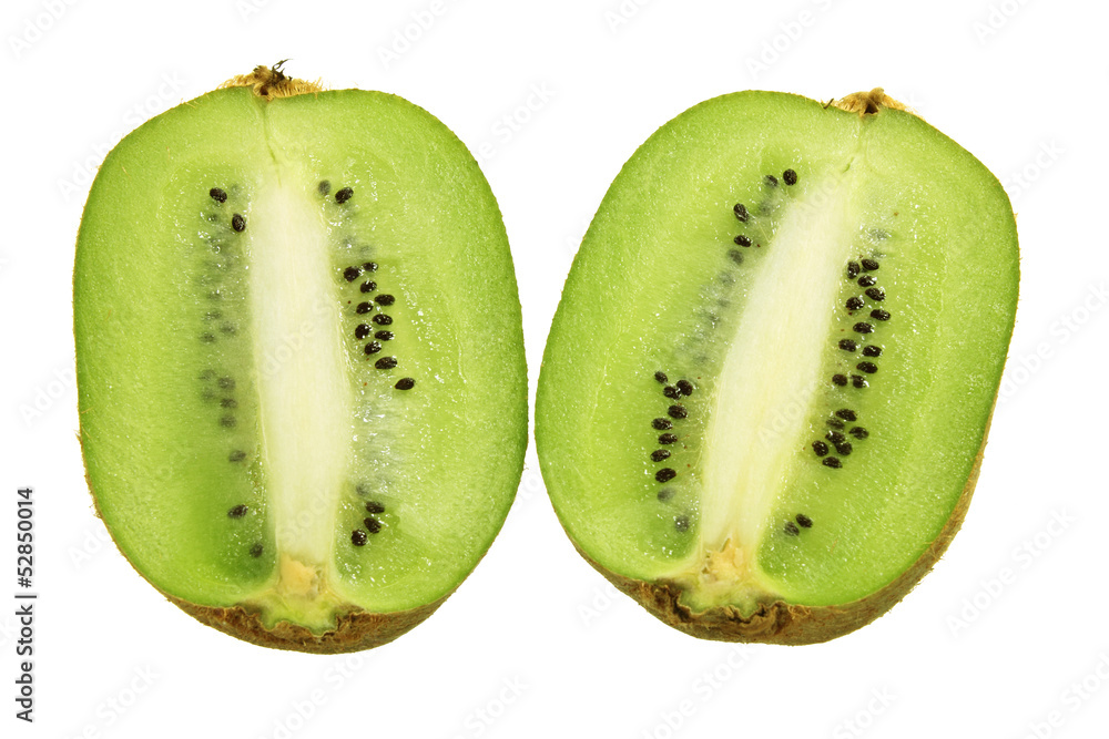 Canvas Prints two halves of kiwifruit