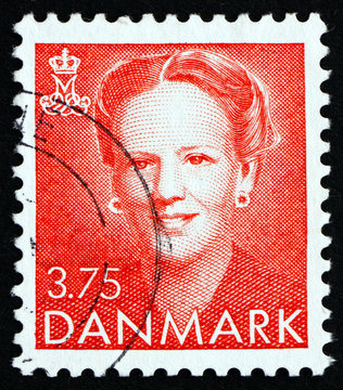 Postage stamp Denmark 1990 Margrethe, Queen of Denmark