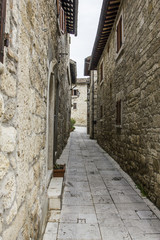 Fototapeta na wymiar Castel Trosino - Ascoli Piceno