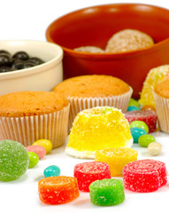Fototapeta na wymiar sweets isolate
