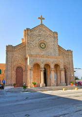 Fototapeta premium Church of Cristo Re. Santa Maria di Leuca. Puglia. Italy.