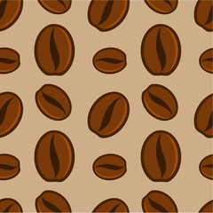 Coffee beans pattern