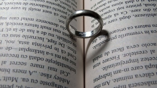 closeup hearts shape in the shadow ring