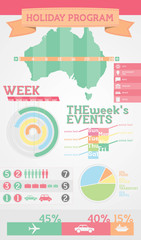 Infographic elements - Sample Holiday Program