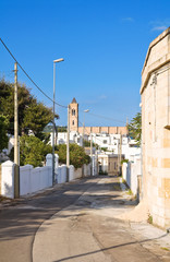Alleyway. Santa Maria di Leuca. Puglia. Italy.