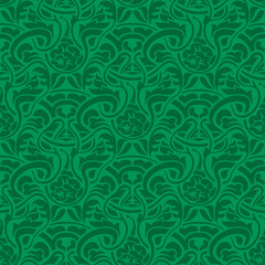 Green seamless pattern