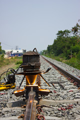 Welding tracks.