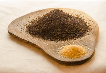 Turkish tea and brown sugar