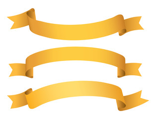 Ribbon collection. Vector