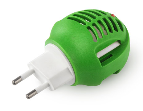 Anti-mosquito fumigator on white