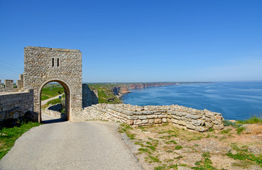 Medieval fortress on Cape Kaliakra, Black Sea, Bulgaria