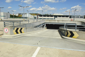 Parking garage, signalitique
