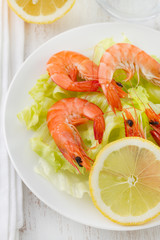 salad with seafood