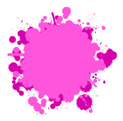 Farbklecks pink