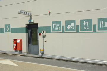 Parking garage, signalétique