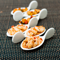 delicious shrimp and Mussel