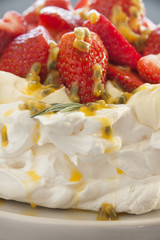 Strawberry Pavlova