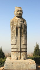 imperial tomb guardian of Emperor Gaozong in Xian, China