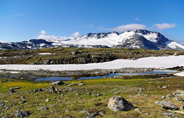 Landscape mountains of Norway.