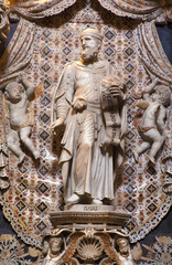 Palermo - Baroque statue of prophet Isaiah - Monreale