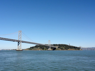 Bay Bridge, yerba buena island and the East Bay