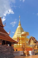 Wat Pra Thart Doi Sutep,Chiang-Mai,Thailand.