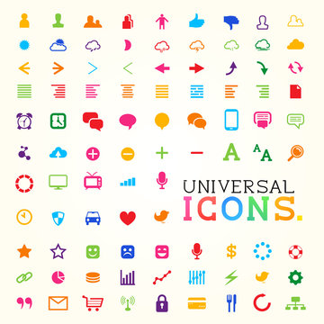 Colourful Icon Set