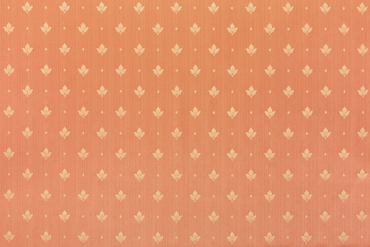 Floral abstract brown wallpaper texture background