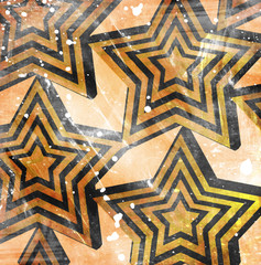 grungy starry background