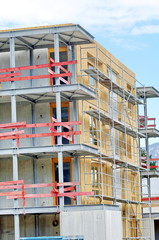 chantier -immeuble en construction