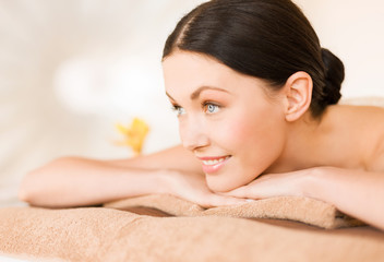 woman in spa
