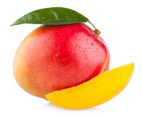 mango fruit isolated on white background
