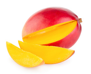 mango fruit isolated on white background