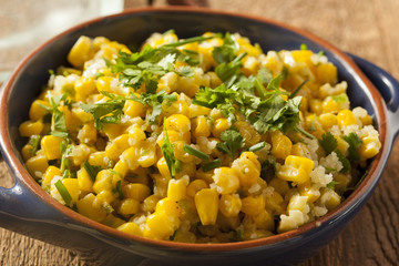 Homemade Organic Mexican Corn Dish
