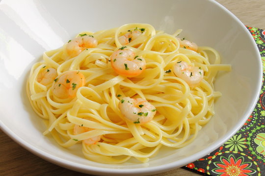 Pasta With Shrimp Scampi