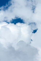 blue sky with clouds